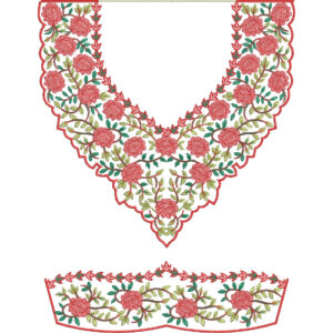 Flower Kaftan Embroidery Design