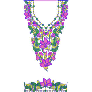 Delicate Kaftan Embroidery Design