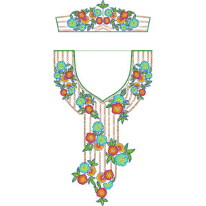 Delicate Kaftan Embroidery Design