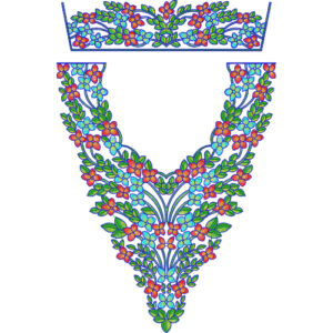 Flower Kaftan Embroidery Design