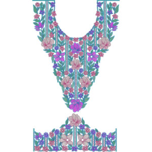 Kaftan Floral Embroidery Design