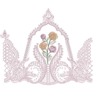 Lace Flower Embroidery Design