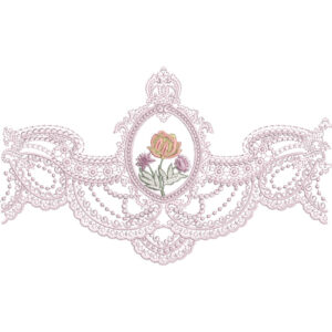 Lace Kurta Embroidery Design