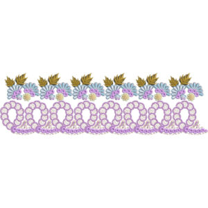Lace Flower Embroidery Design