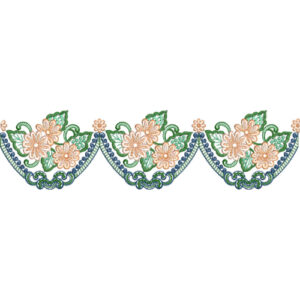 Simple Lace Embroidery Design