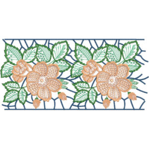 Unique Lace Embroidery Design