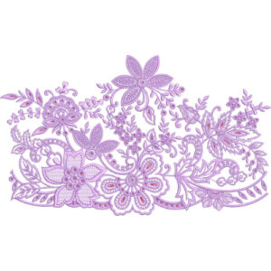 Lace Kurta Embroidery Design