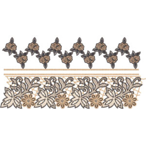 Floral Lace Embroidery Design