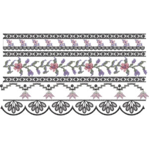 Unique Lace Embroidery Design