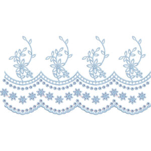 Lace Flower Embroidery Design