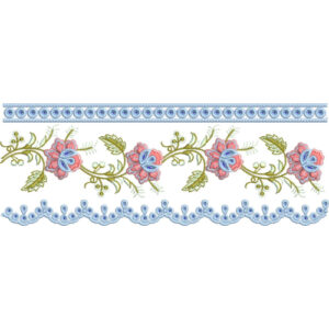 Lace Flower Embroidery Design