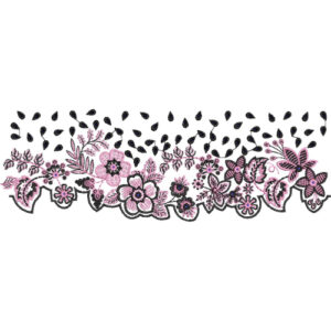 Simple Lace Embroidery Design