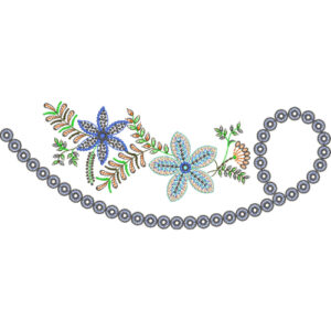 Floral Lace Embroidery Design
