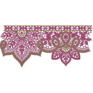 Delicate Lace Embroidery Design