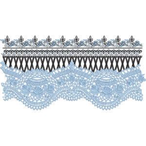 Simple Lace Embroidery Design