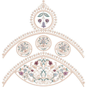 Unique Lace Embroidery Design