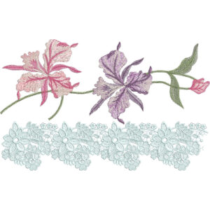 Lace Kurta Embroidery Design