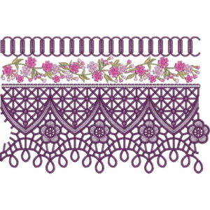 Delicate Lace Embroidery Design