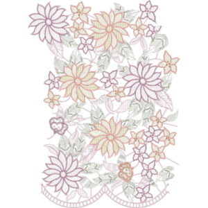 Delicate Lace Embroidery Design