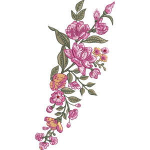 Flower Kurta Embroidery Design