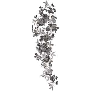 Motive Flower Embroidery Design
