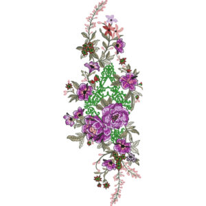 Flower Kurta Embroidery Design