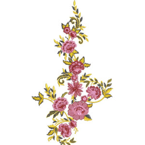 Delicate Flower Embroidery Design