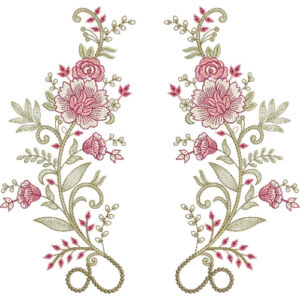 Simple Flower Embroidery Design