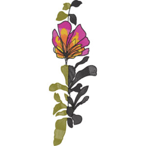 Unique Flower Embroidery Design