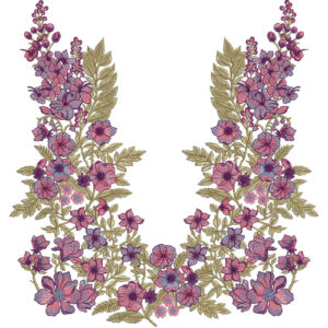 Beautiful Flower Embroidery Design