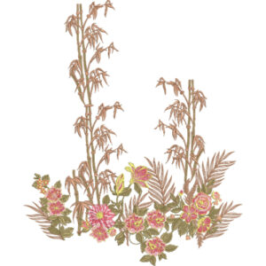 Simple Flower Embroidery Design