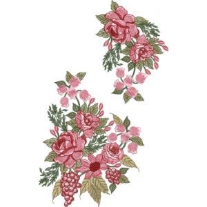 Unique Flower Embroidery Design