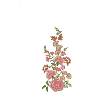 Flower Kurta Embroidery Design