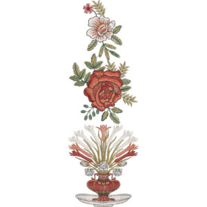 Delicate Flower Embroidery Design