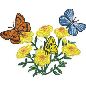 Latest Butterfly Embroidery Design