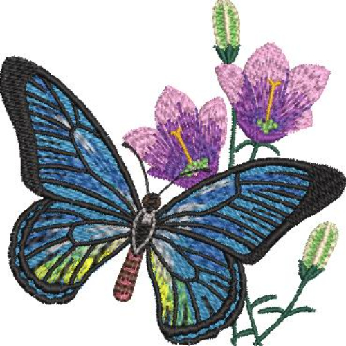Beautiful Butterfly Embroidery Design