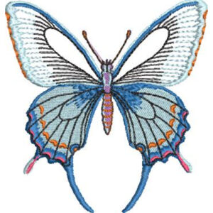 Simple Butterfly Embroidery Design