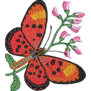 Beautiful Butterfly Embroidery Design