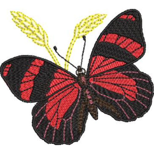 Unique Butterfly Embroidery Design