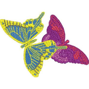 Simple Butterfly Embroidery Design