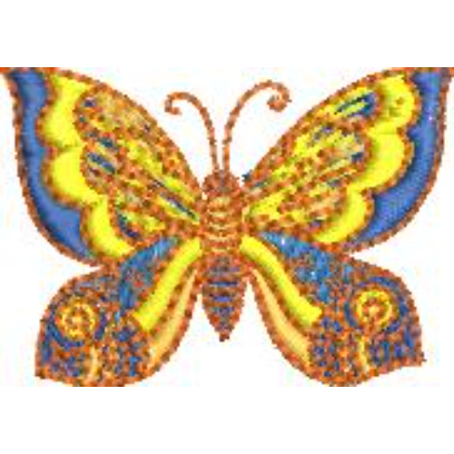 Unique Butterfly Embroidery Design