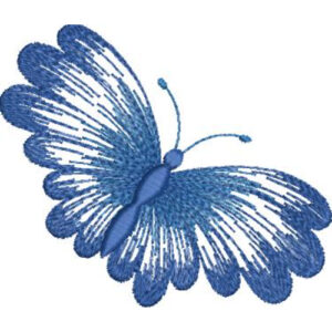 Flower Butterfly Embroidery Design