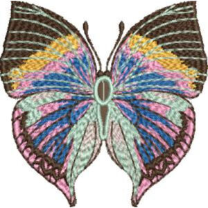 Latest Butterfly Embroidery Design