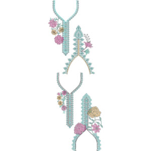 Neckline Chain Stitch Ari Embroidery Design