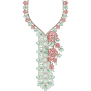 Neckline Chain Stitch Ari Embroidery Design