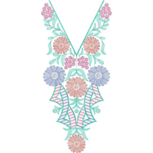 Neckline Chain Stitch Ari Embroidery Design