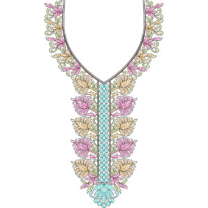 Simple Chain Stitch Ari Embroidery Design