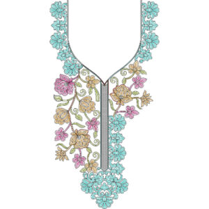 Neckline Chain Stitch Ari Embroidery Design