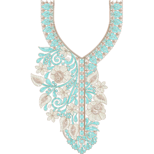 Simple Chain Stitch Ari Embroidery Design