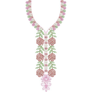 Simple Chain Stitch Ari Embroidery Design